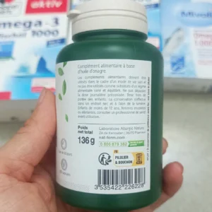 Tinh dầu hoa anh thảo Pháp Nat & Form Huile D'Onagre 200 viên Viên tinh dầu hoa anh thảo Nat&Form Huile D'Onagre hữu cơ