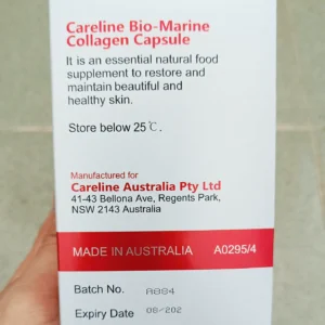 Viên uống đẹp da Bio-Marine Collagen Careline 2000Max 100 viên của Úc Viên uống Bio Marine Collagen Careline Úc 100 viên làm đẹp da