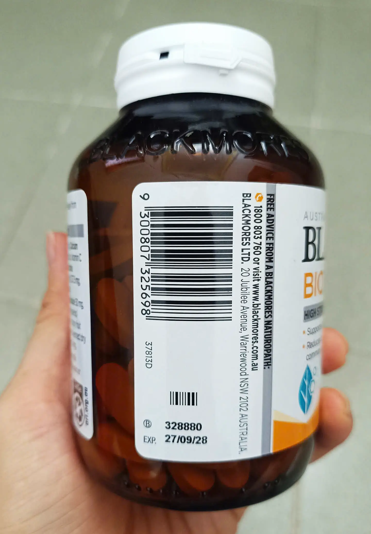 Viên uống bổ sung vitamin C Blackmores Bio C 1000mg 150 viên của Úc Viên uống Blackmores Bio C 1000mg 150 viên của Úc