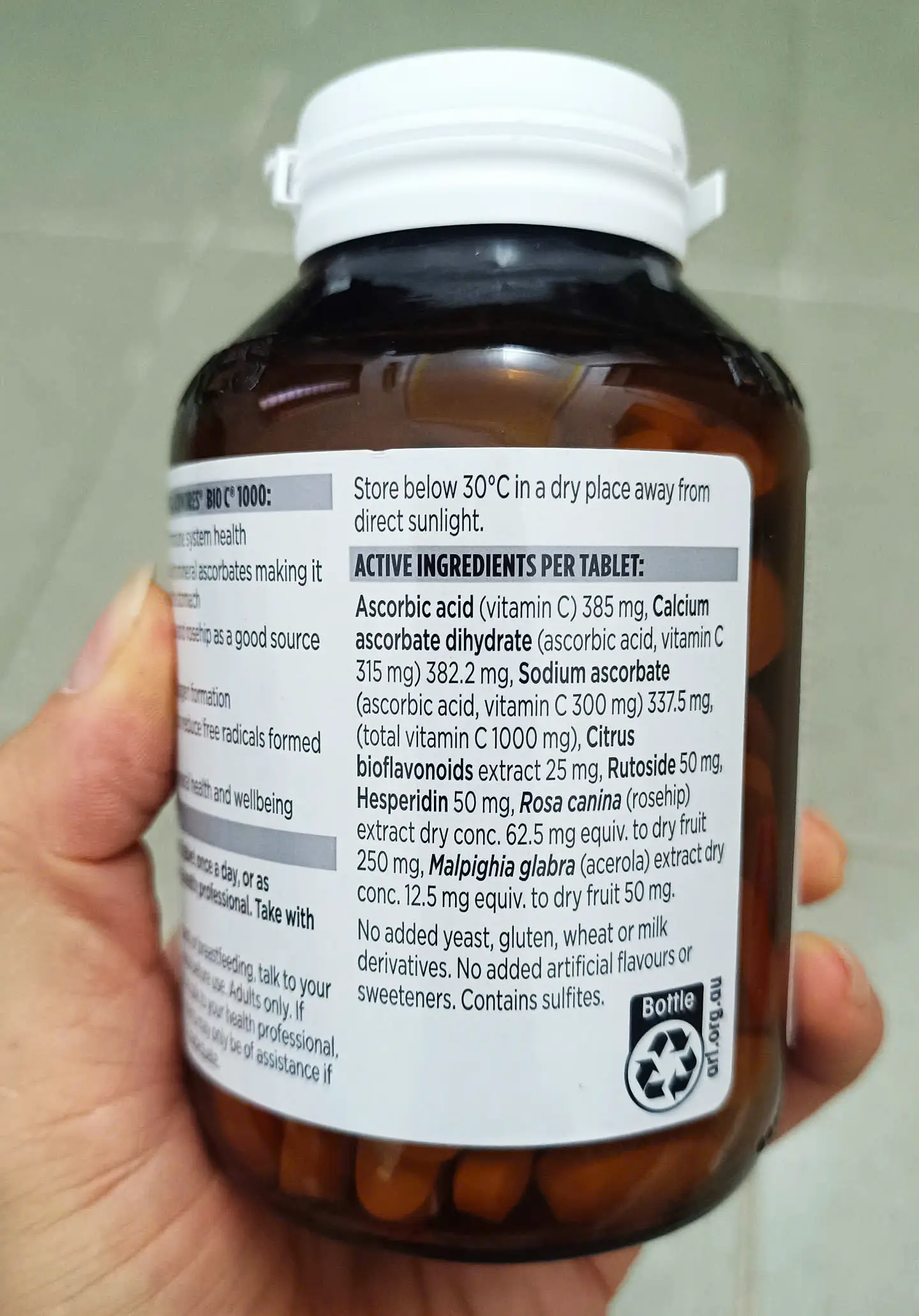 Viên uống bổ sung vitamin C Blackmores Bio C 1000mg 150 viên của Úc Viên uống Blackmores Bio C 1000mg 150 viên