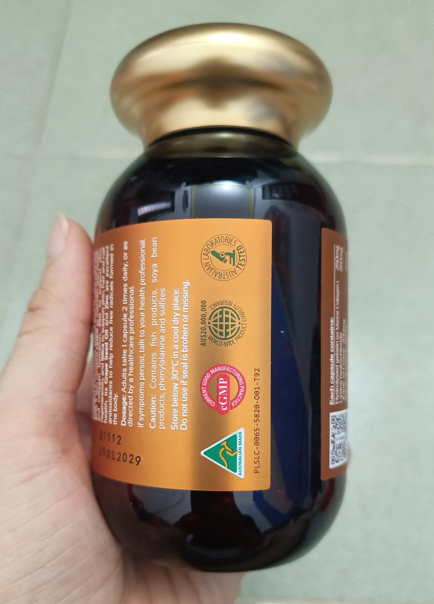 Viên uống Collagen 6 in 1 Spring Leaf 90 viên của Úc Viên uống Collagen SpringLeaf Inner Beauty Collagen 6 in 1 90 viên của Úc