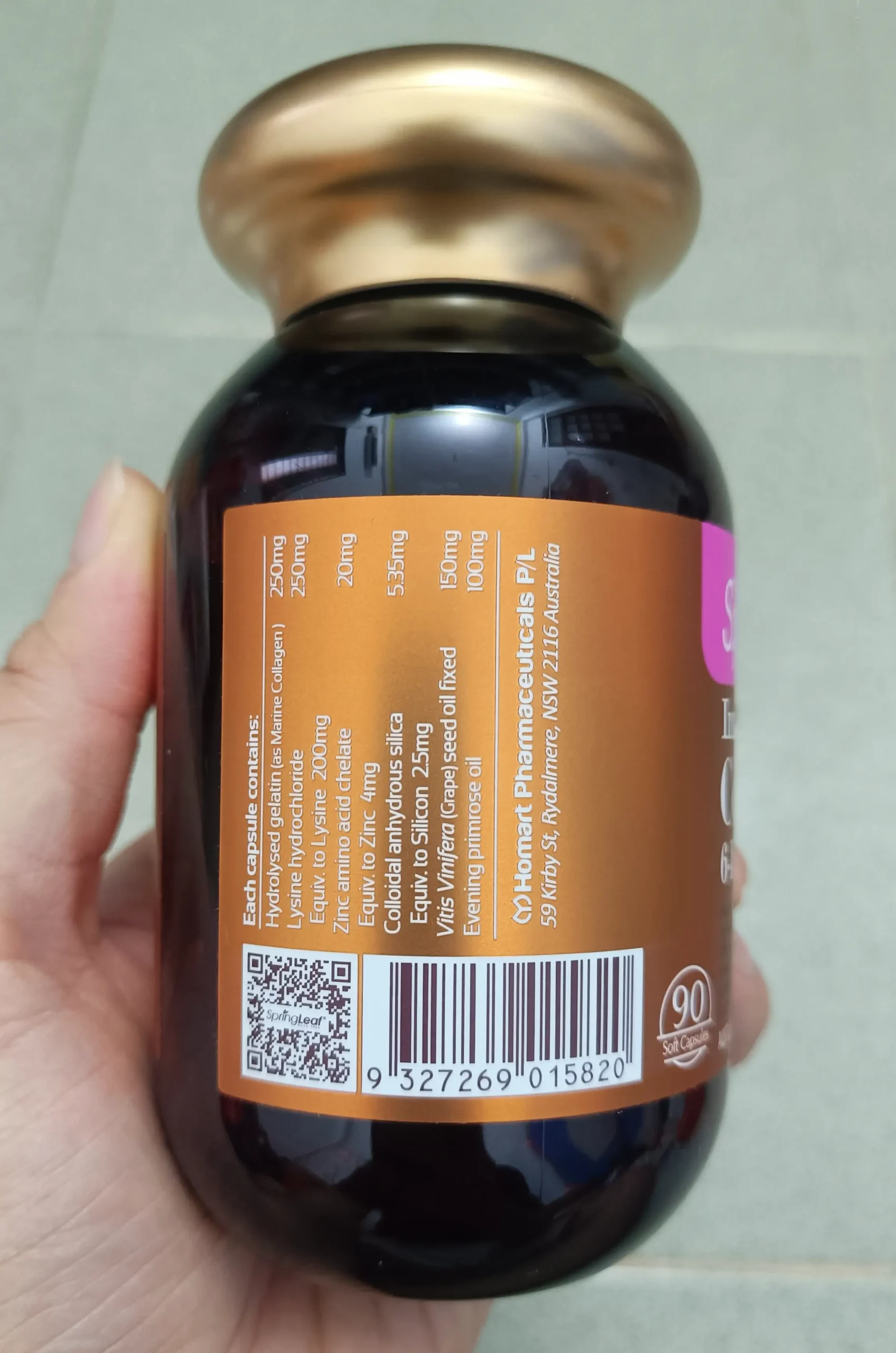 Viên uống Collagen 6 in 1 Spring Leaf 90 viên của Úc Viên uống Collagen SpringLeaf Inner Beauty Collagen 6 in 1 90 viên