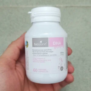 Viên uống bổ sung DHA cho bà bầu Bio Island của Úc, hộp 60 viên