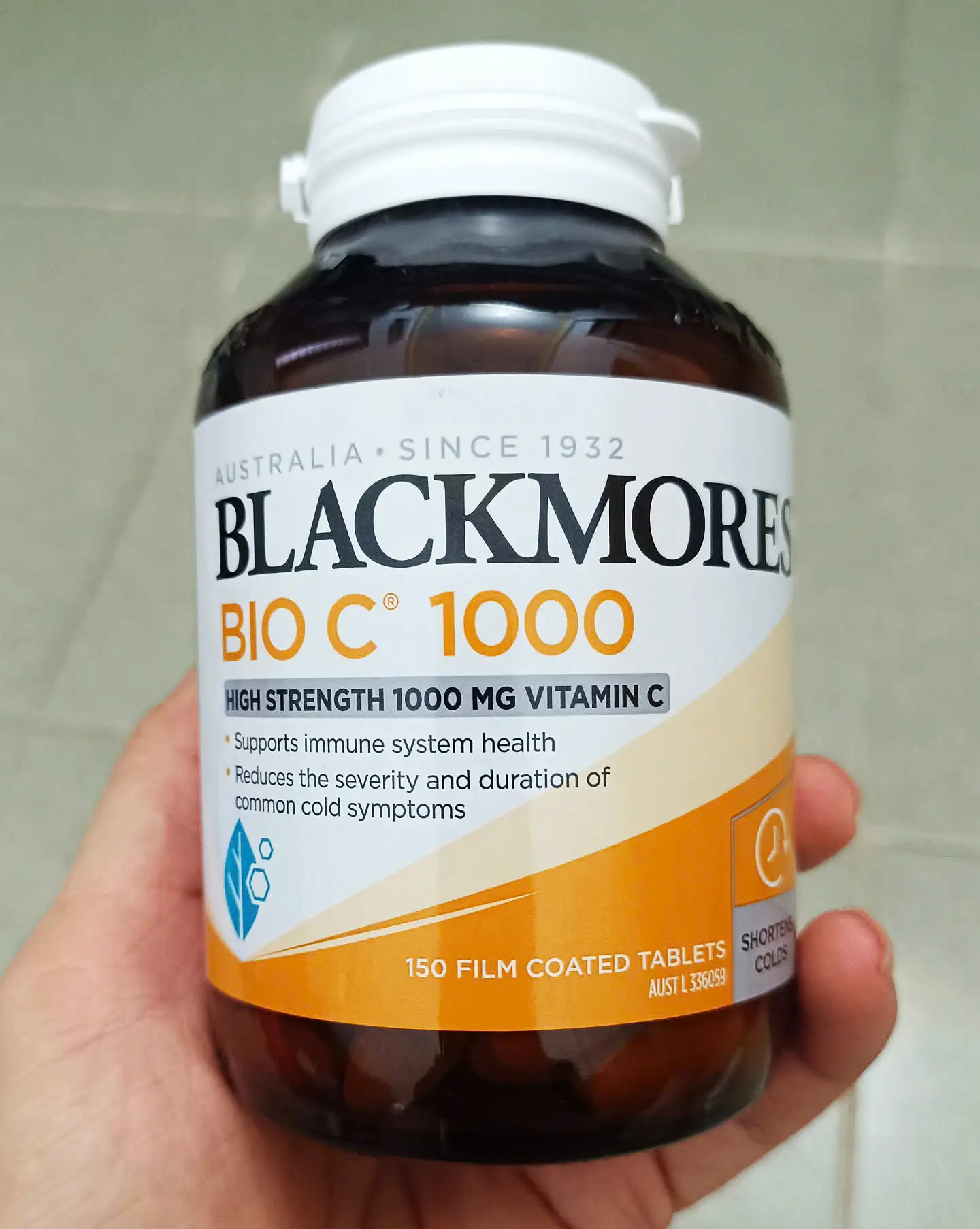 Viên uống bổ sung vitamin C Blackmores Bio C 1000mg 150 viên của Úc Viên uống bổ sung Vitamin C Blackmores Bio C 1000mg 150 viên