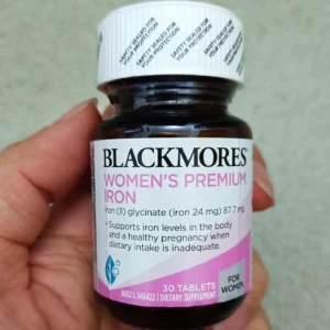 Viên uống bổ sung sắt bầu Úc Blackmores Iron 30 viên