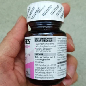 Viên uống bổ sung sắt cho phụ nữ và bà bầu Blackmores Women’s Premium Iron 30 Tablets
