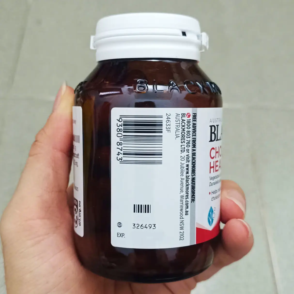 Viên uống giảm mỡ máu Blackmores Cholesterol Health 60 viên của Úc Viên uống giảm mỡ máu Blackmores Cholesterol Health 60 viên