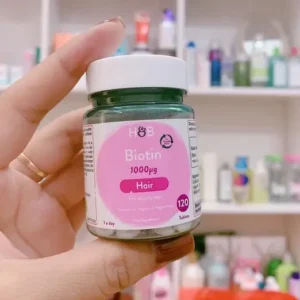 Viên uống hỗ trợ mọc tóc Holland & Barrett Biotin 1000mg
