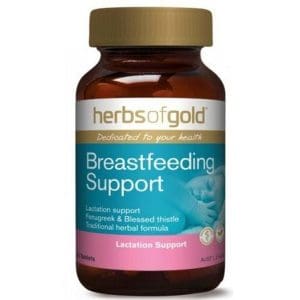 Viên uống lợi sữa Herbs Of Gold Breastfeeding Support 60 viên của Úc