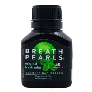 Viên uống ngậm thơm miệng Breath pearls hộp 50 viên