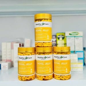 Viên uống sữa ong chúa Healthy Care Royal Jelly 1000mg 365 viên của Úc