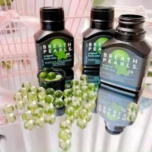 Viên uống thơm miệng Breath Pearls Original Fresh Mint (50 viên) - Australia