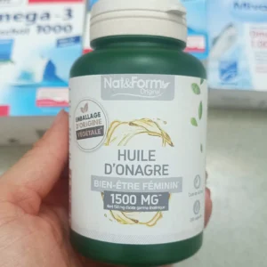 Tinh dầu hoa anh thảo Pháp Nat & Form Huile D'Onagre 200 viên Viên uống tinh dầu hoa anh thảo Nat&Form Huile d'Onagre, 200 viên