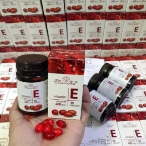 Vitamin E Đỏ Của Nga Mirrolla 400mg Hộp 30 Viên