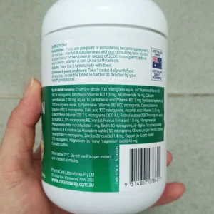 Vitamin Tổng Hợp Tảo Biển Nature's Way Complete Daily Multivitamin With Antioxidants