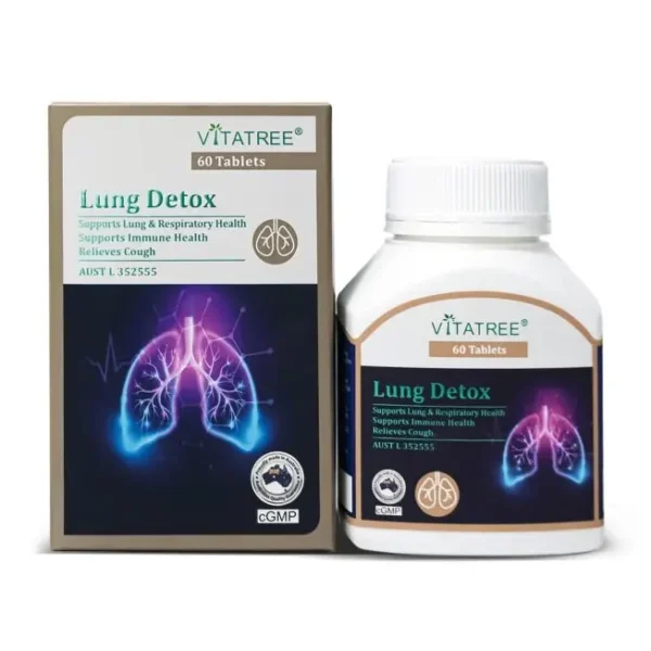 Vitatree Lung Detox - Hỗ trợ bổ phổi, giảm ho, tăng đề kháng