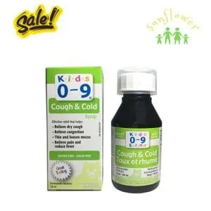 Siro trị ho cảm cúm Cough Cold 0-9 cho bé 100ml của Canada