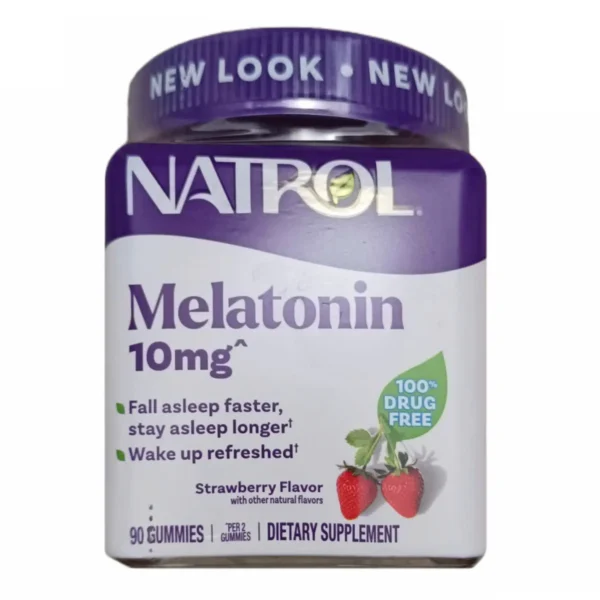 kẹo dẻo ngủ melatonin 10mg Natrol gummies 90 viên của Mỹ