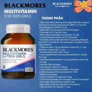 Blackmores Multivitamin For Teen Girls Hộp 60 Viên