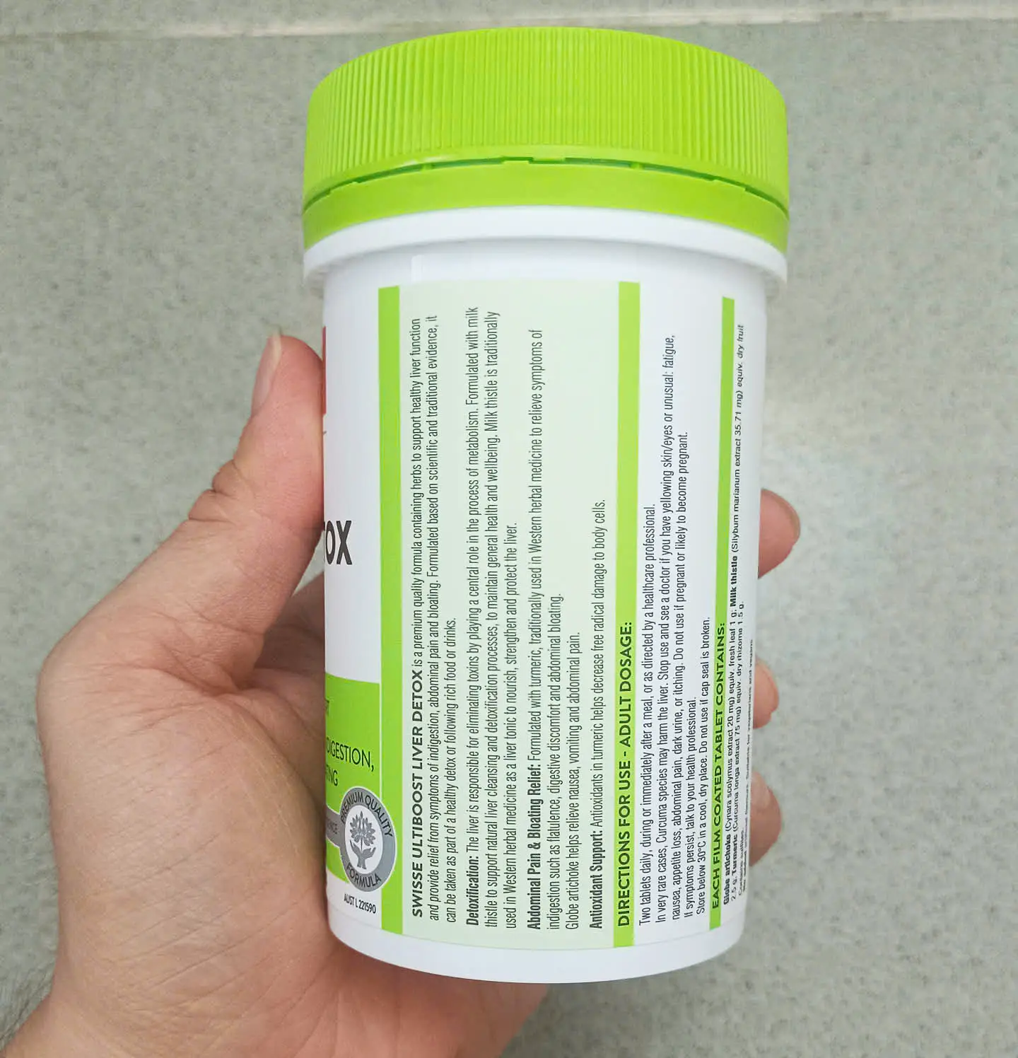 Thải độc gan Swisse Liver Detox 200 viên của Úc Bổ Gan Và Giải Độc Swisse Liver Detox 200 viên của Úc