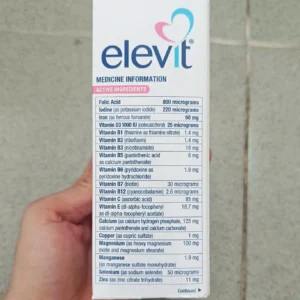 Bổ bầu Úc Elevit viatamin tổng hợp cho mẹ bầu 100 viên