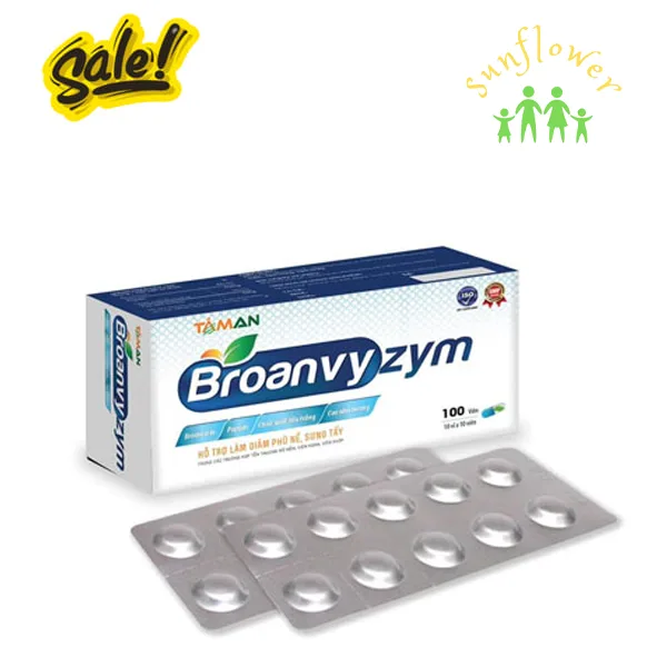 Broanvyzym - Giúp giảm phù nề, giảm sưng rất hiệu quả
