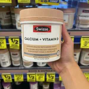 Canxi Vitamin D Swisse Ultiboost Calcium của Úc 150 viên