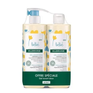Combo 2 Chai Sữa Tắm Gội Klorane Bebe Của Pháp Cho Bé