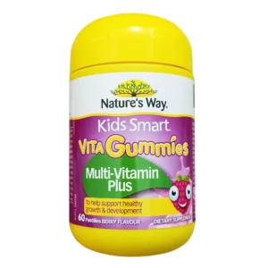 Gum rau củ Natures Way Kids Smart Multivitamin Plus 60 viên của Úc