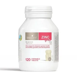 Kẽm Bio Island Zinc của Úc 120 viên cho trẻ từ 1 tuổi trở lên