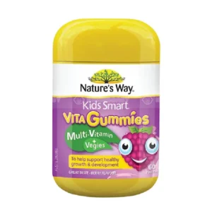 Kẹo Gum Nature's Way Kids Smart Multi Vitamin + Vegies 60 viên Úc