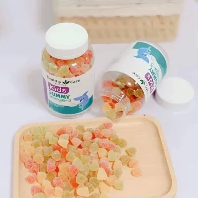 Kẹo Gummy Omega-3 Healthy Care 250 viên cho bé trên 2 tuổi