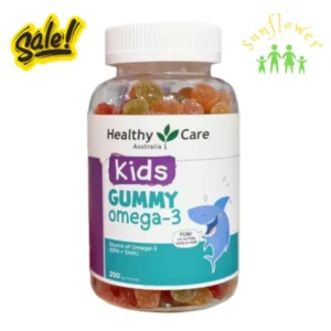 Kẹo dẻo Healthy Care Kids Gummy Omega 3 lọ 250 viên của Úc