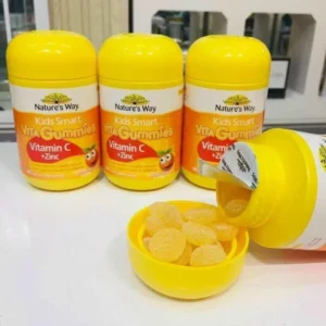 Kẹo dẻo Nature's Way Kids Smart Vita Gummies Vitamin C + ZinC Úc, 60 viên