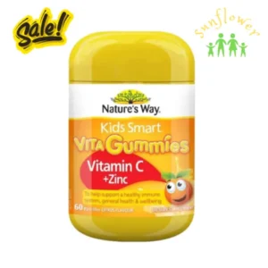 Kẹo dẻo gum Nature's Way Vita Gummies Vitamin C + Zinc 60 viên của Úc
