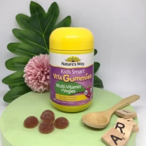 Kẹo rau củ bổ sung gummy vitamin Multivitamin Vegies Nature's Way Kids Smart hộp 60 viên