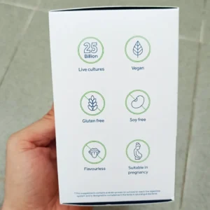 Men trị táo bón Optibac Bifido Fibre 30 gói của Anh Men vi sinh Optibac xanh lá Bifido & Fibre 30 gói của Anh ngừa táo bón