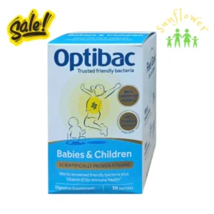 Men vi sinh lợi khuẩn cho bé Optibac Probiotics For Babies & Children 30 gói của Anh Quốc