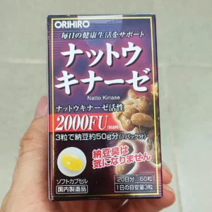 Nattokinase 2000fu Orihiro hộp 60 viên