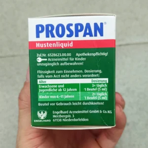 SIRO HO PROSPAN DẠNG GÓI ( 21 GÓIx5ML)- ĐỨC