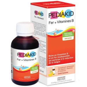 Siro Pediakid Fer + Vitamines B giúp bổ sung thảo mộc, Vitamin, khoảng chất
