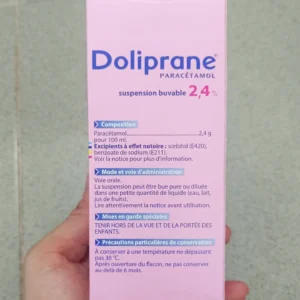 Siro hạ sốt Doliprane 2.4% Sans Sucre 100ml