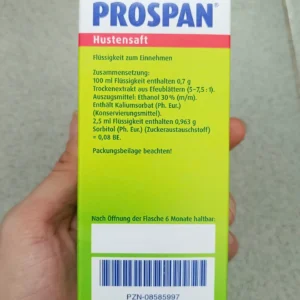 Siro ho Prospan Hustensaft 100ml của Đức Siro ho cho trẻ em Prospan Hustensaft Kinder 100ml