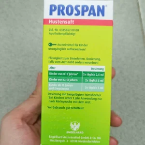 Siro ho Prospan Hustensaft 100ml của Đức Siro thuốc ho Prospan Đức cho bé 100ml
