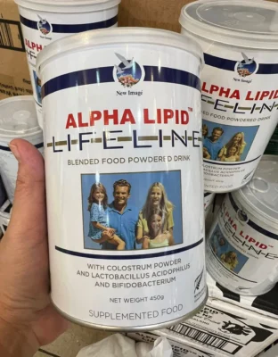 Sữa non Alpha Lipid Lifeline 450g của New Zealand Sữa non Alpha Lipid Lifeline của New Zealand