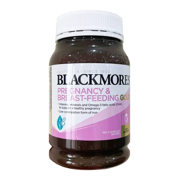 Thuốc bầu blackmores pregnancy & breastfeeding gold 180 viên