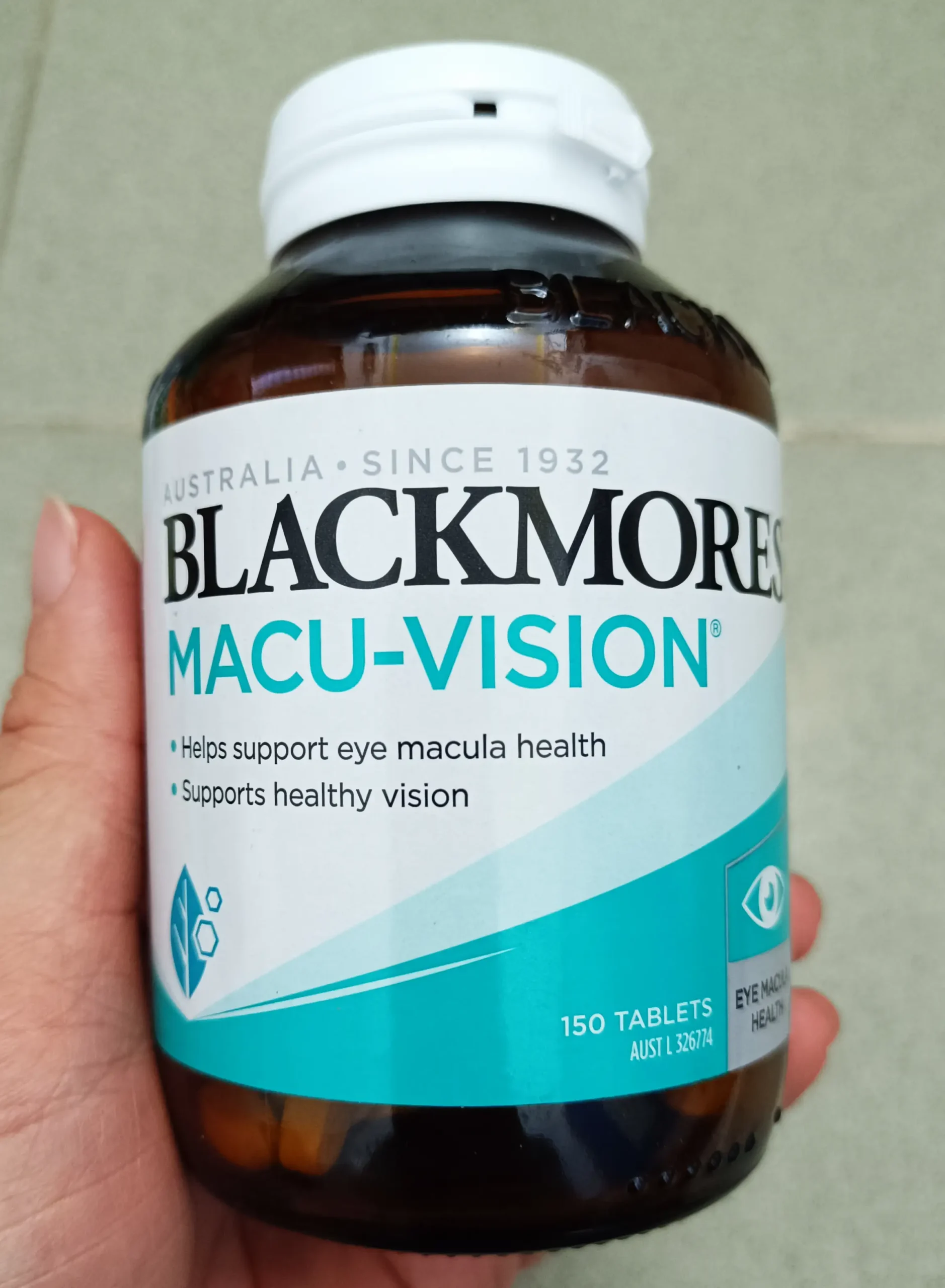 Viên uống bổ mắt Blackmores Macu Vision 150 viên của Úc Thuốc bổ mắt Blackmores Macu-Vision của Úc 150 Viên