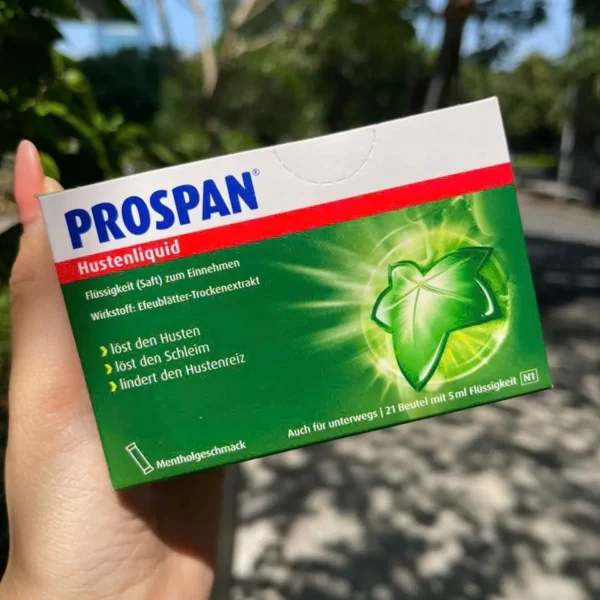 Siro ho Prospan Đức dạng gói 5ml hộp 21 gói - Hình ảnh 3