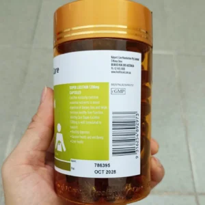 Tinh chất mầm đậu nành Healthy Care Super Lecithin 1200mg 100 viên của Úc Tinh chất mầm đậu nành Healthy Care Lecithin 1200mg 100 viên của Úc