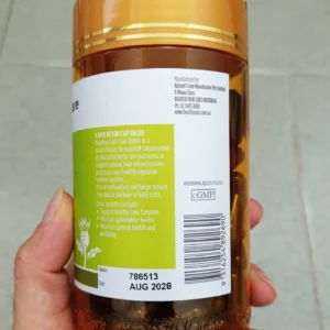 Viên uống thải độc gan Healthy Care Liver Detox 100 viên của Úc Viên Uống Bổ Gan Liver Detox Healthy Care 100 Viên